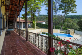 Recanto Atibaia piscina, área gourmet e vista incrível!